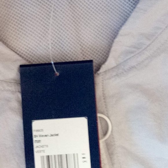 New Reebok Woven Long Sleeve Stirling Grey Bomber Collar 3/4 Length Jacket US XL - Picture 8 of 15